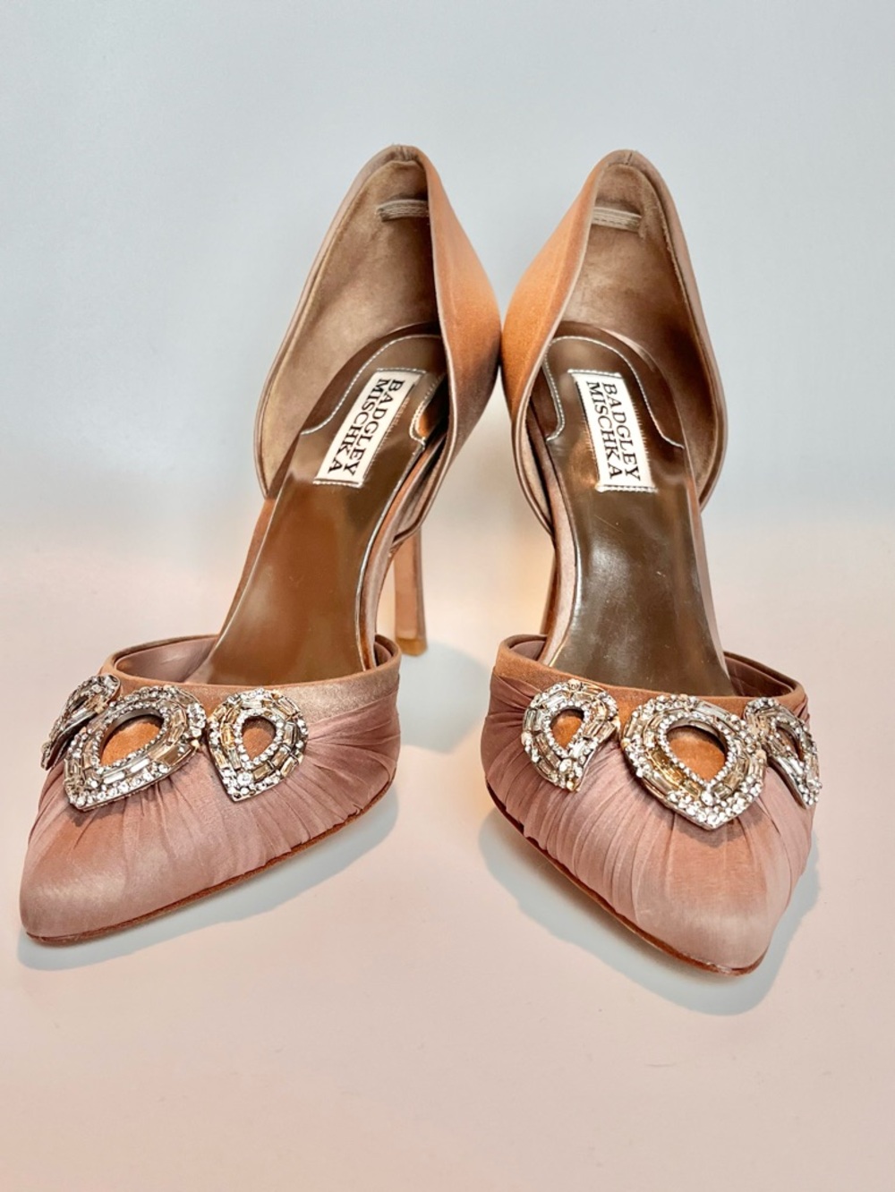 Badgley Mischka Blush Heels